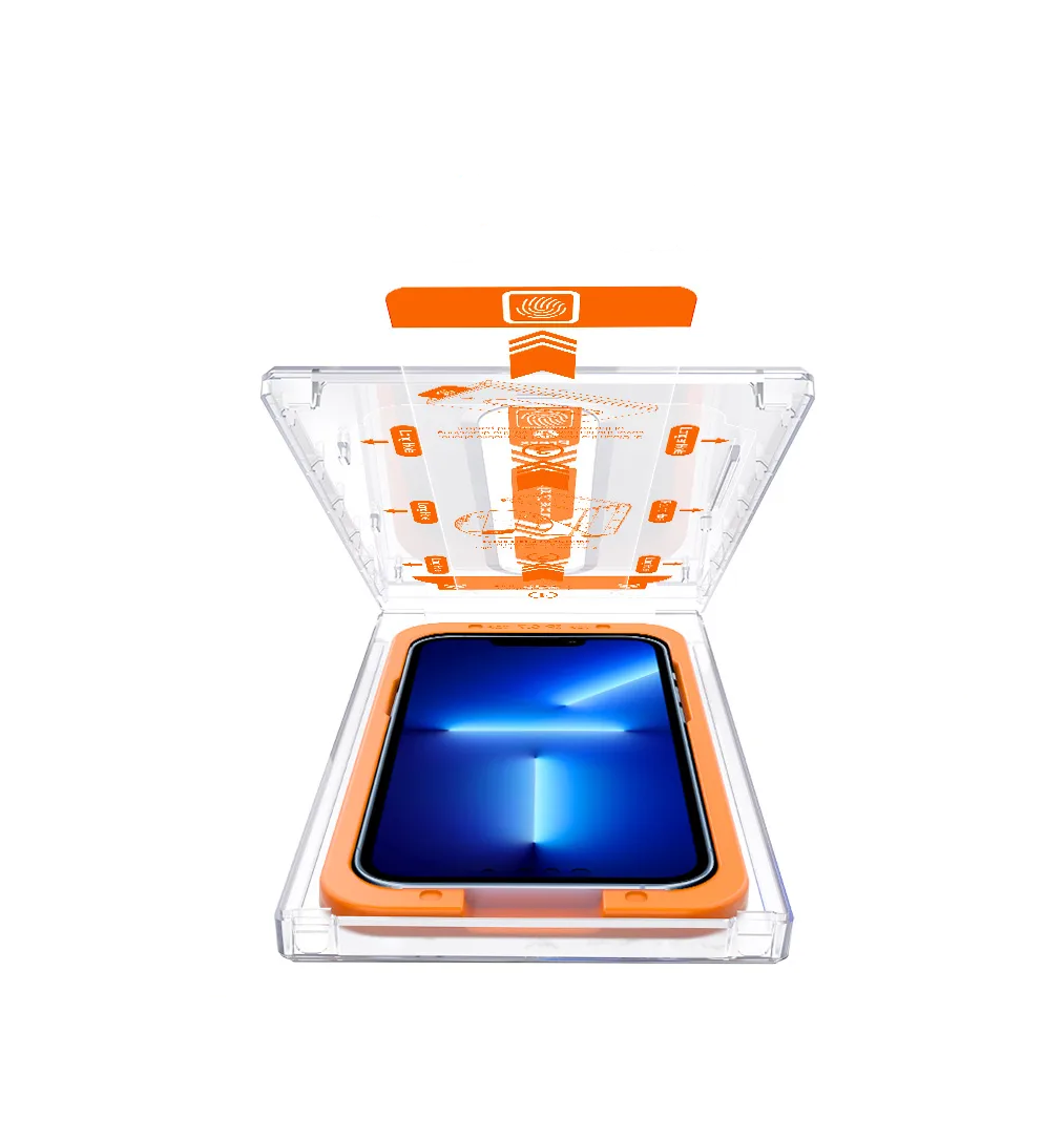 iOpraveno PRÉMIOVÉ ČIRÉ ochranné sklo se systémem jednoduchého lepení (včetně aplikátoru).