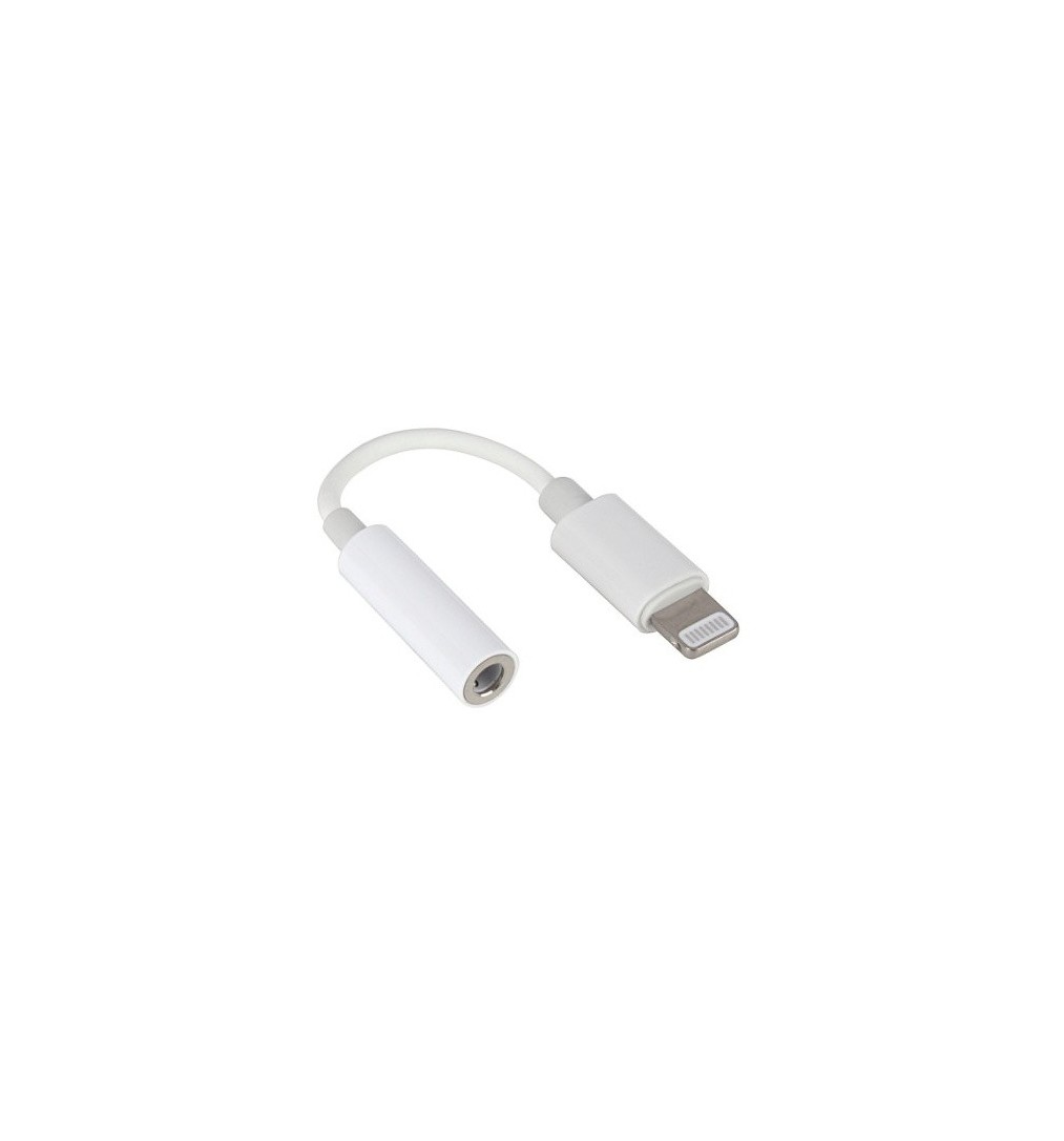 Convenient reduction of Apple from the Lightning connector to the 3.5 mm jack port. It allows you to connect headphones and othe