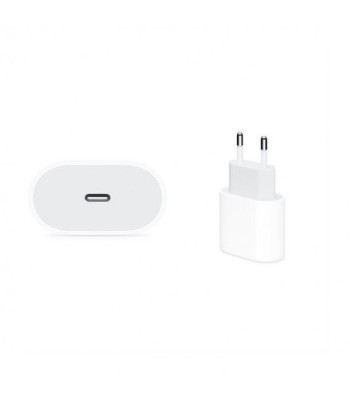 Pachetul include un adaptor și un cablu: OEM adaptor de încărcare USB-C de 20W pentru dispozitive Apple . Adaptorul cu un sistem