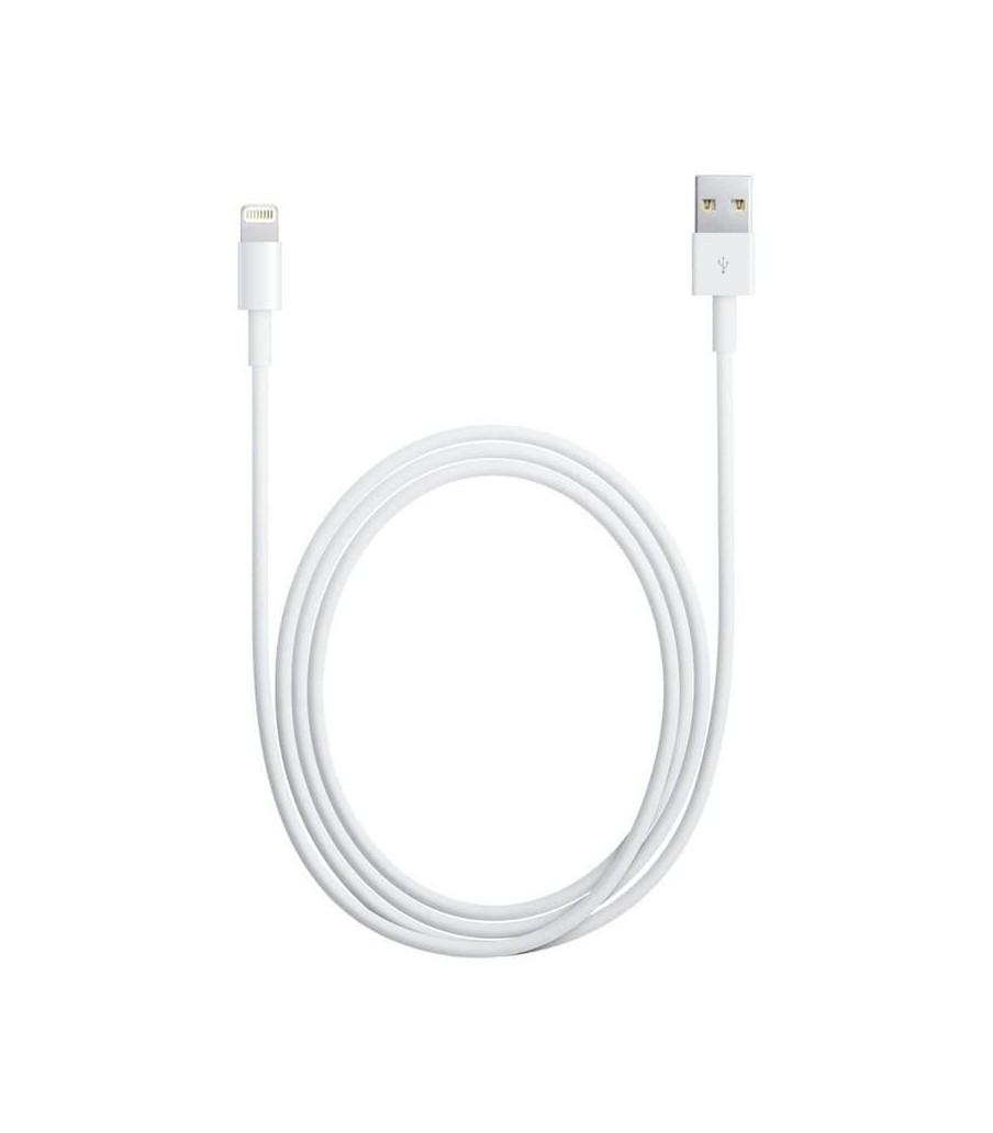 Use this USB 2.0 cable to connect your iPhone, iPod, or iPad with a Lightning connector to your computer's USB port for syncing 