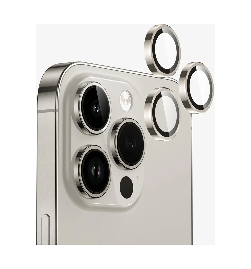 CAMERAGUARD ochranná skla zadních kamer s aplikátorem (iPhone 15 Pro / 15 Pro Max)