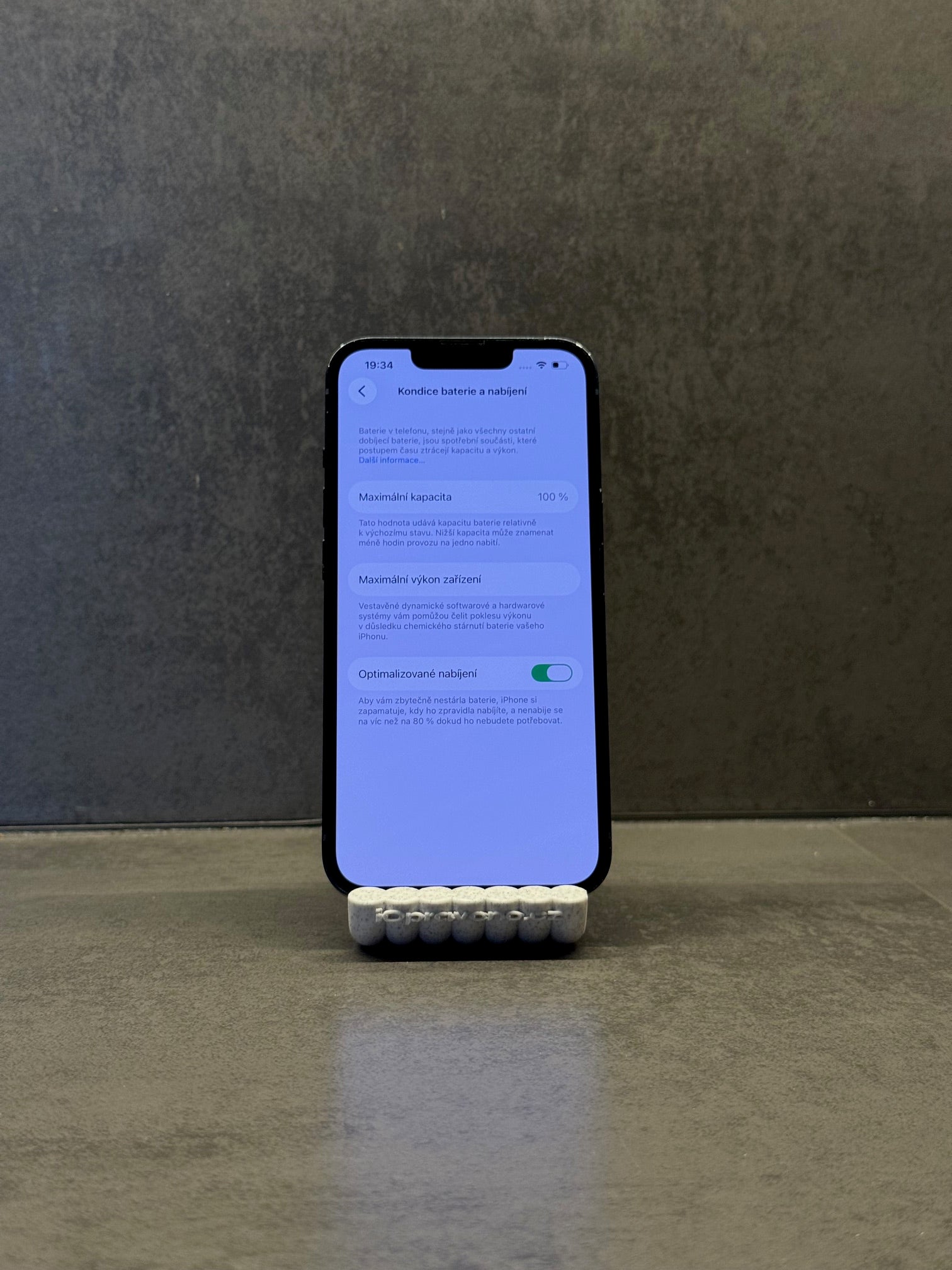 iPhone 13 128GB Temně inkoustová Dobrý stav, konkrétní kus 4530, fotka 3 z 8