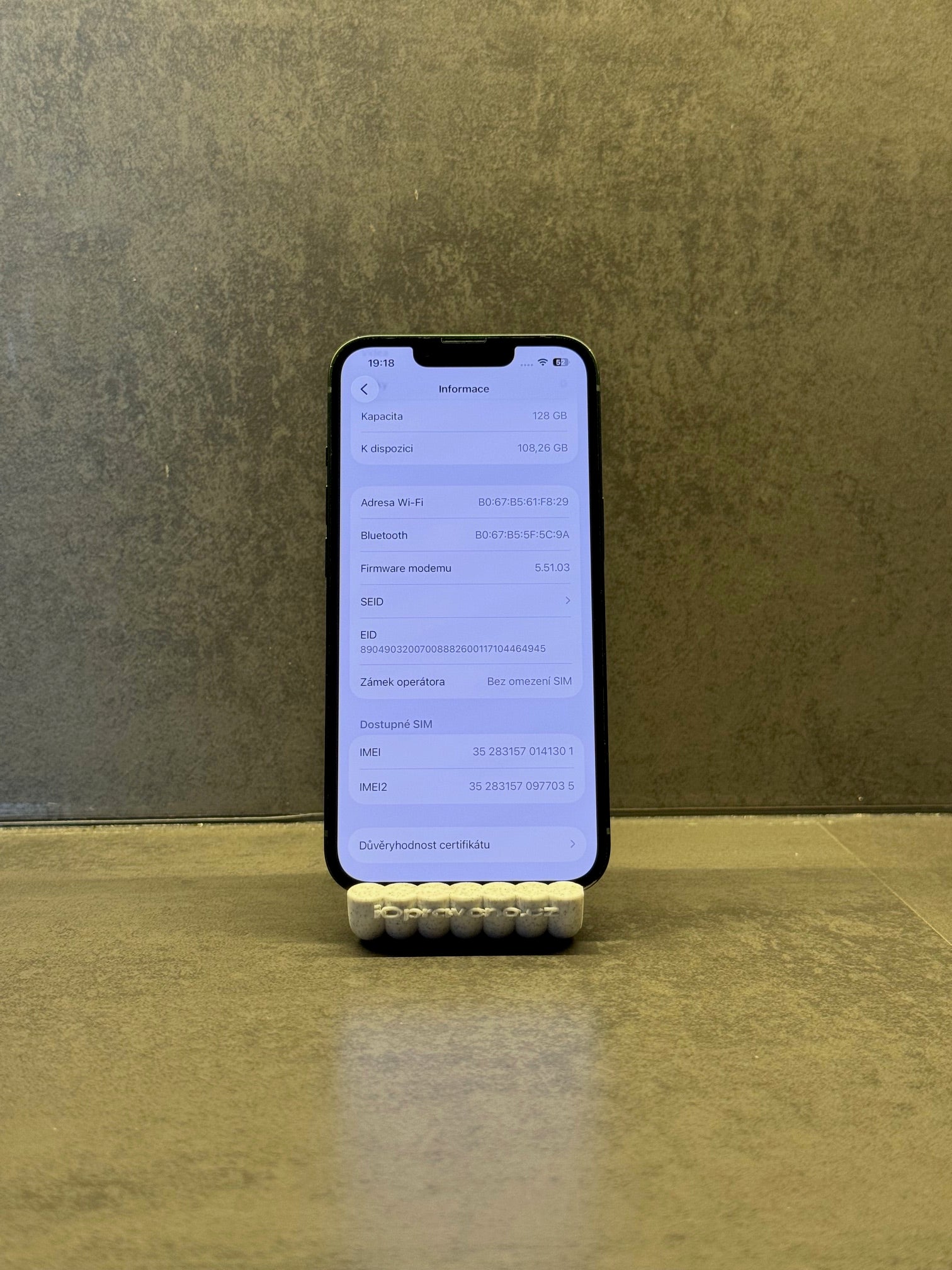 iPhone 13 128GB Zelená Výborný stav, konkrétní kus 1301, fotka 4 z 8