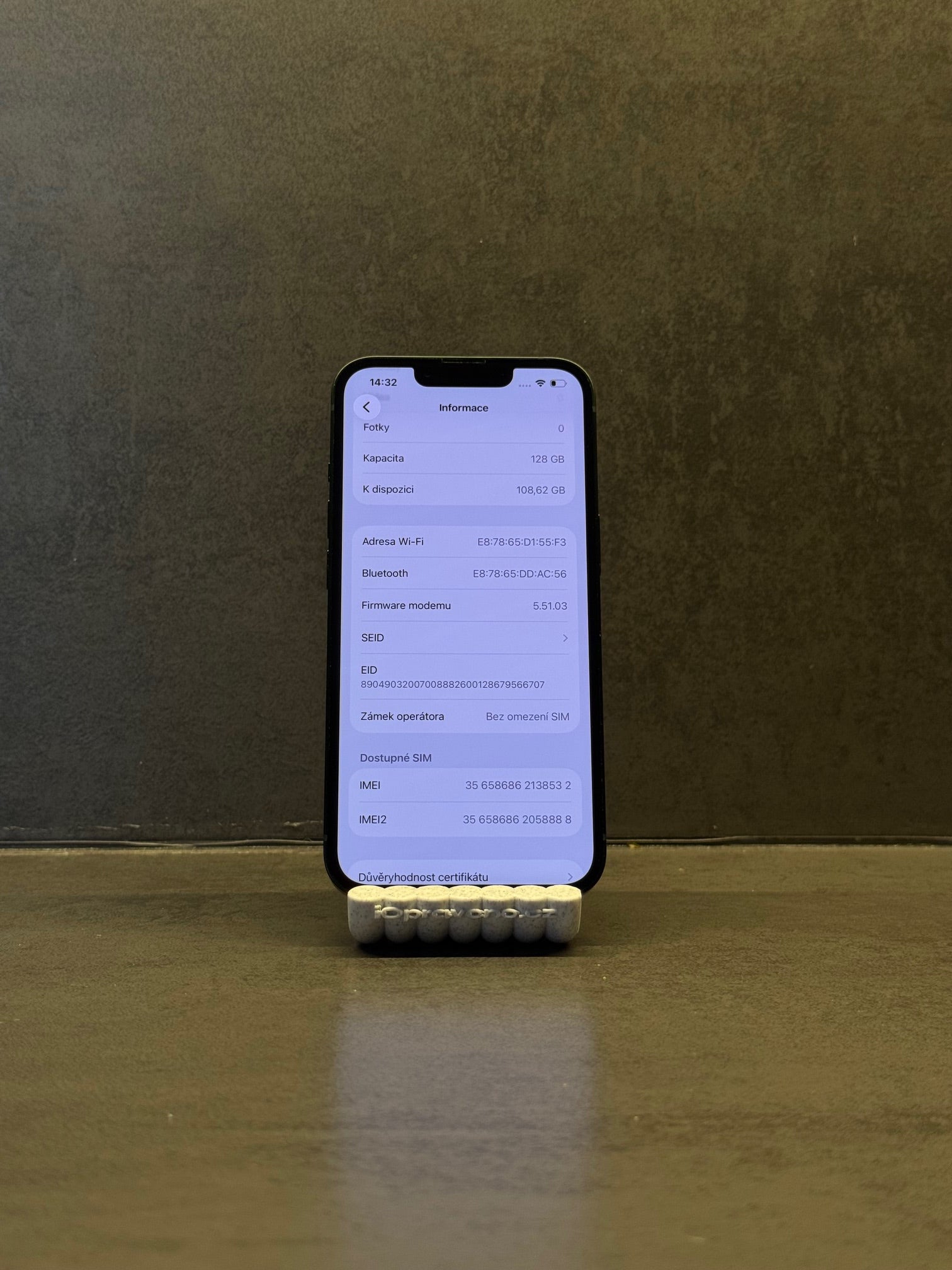 iPhone 13 128GB Zelená Výborný stav, konkrétní kus 8532, fotka 4 z 8