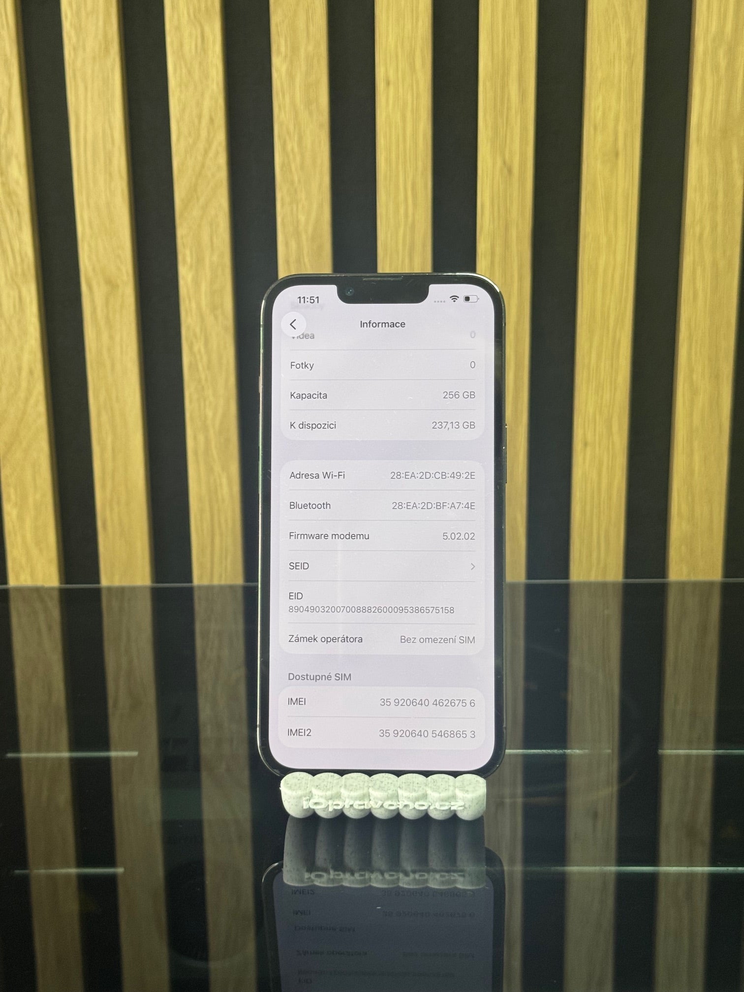 iPhone 13 Pro 256GB Používaný stav, konkrétní kus 6756, fotka 8 z 11